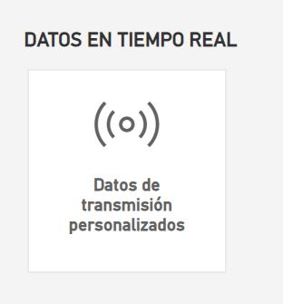 Datos en tiempo real