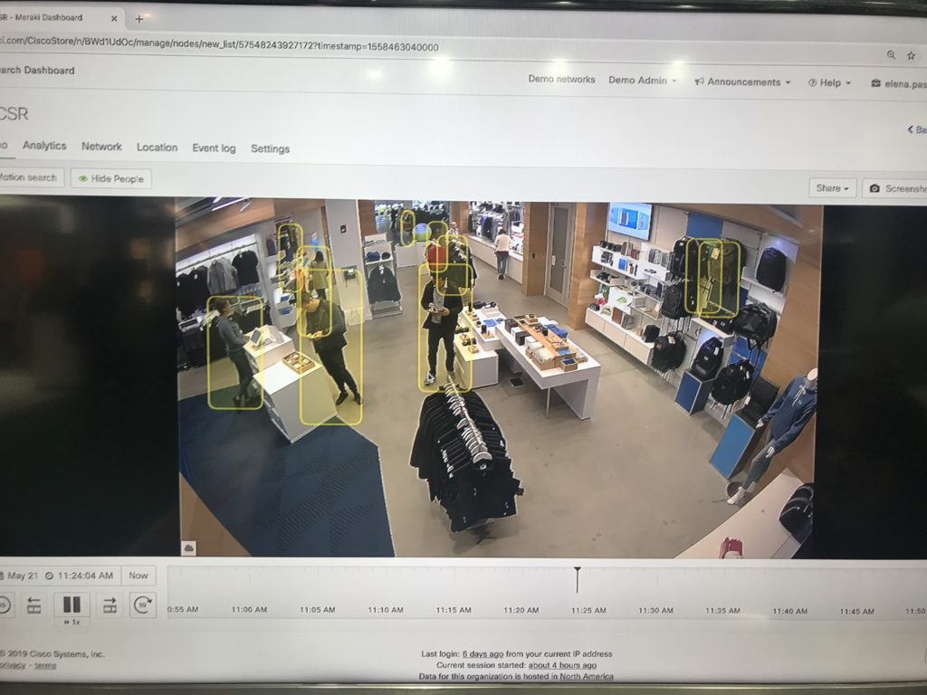 Meraki detecta el movimiento de tus clientes en tienda.