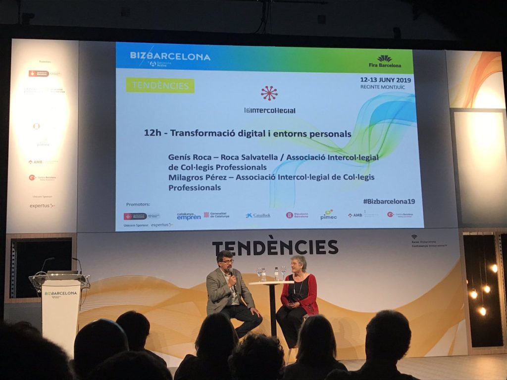 Genís Roca y Milagros Pérez en el BizBarcelona 2019