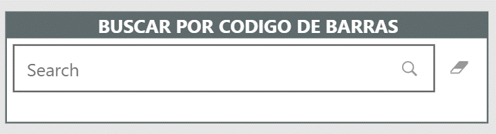 Filtro por Código de Barras especial para Lector